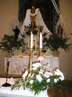 velikonoční výzdoba kostela